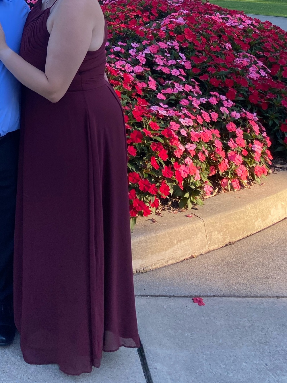 Azazie Ginger Dress A16 Color Cabernet - Picture 15 of 15